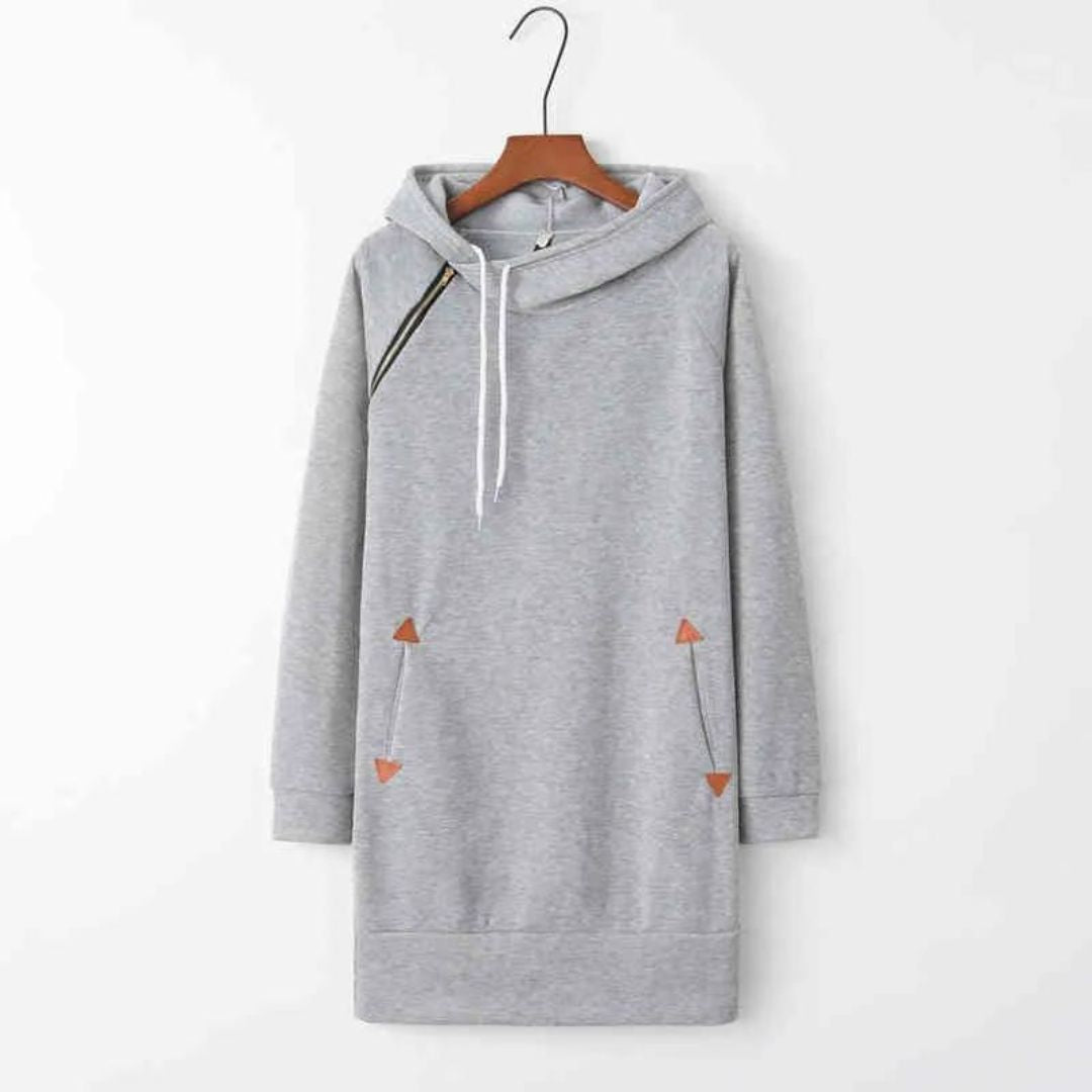 Lässiges Hoodie-SwEchoarchivtkleid mit Taschen