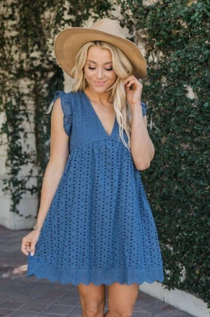 Echoarchiv | Damen Sommerkleid mit Hose Bequemes Damenkleid