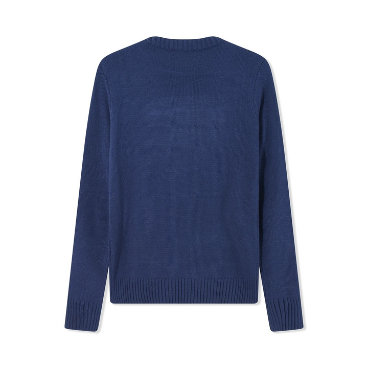 Streetwear Herbst Strickpullover mit Amerikanischer Flagge für Frauen – Mavelle
