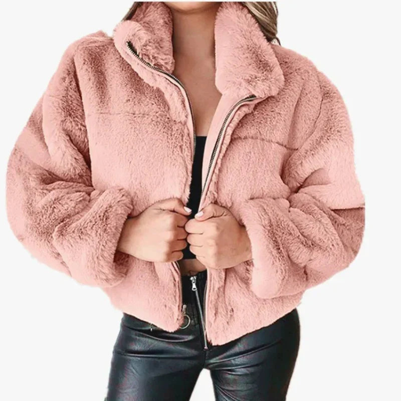 Echoarchiv - Schicke Winter Echoarchiv Teddy Jacke für Frauen