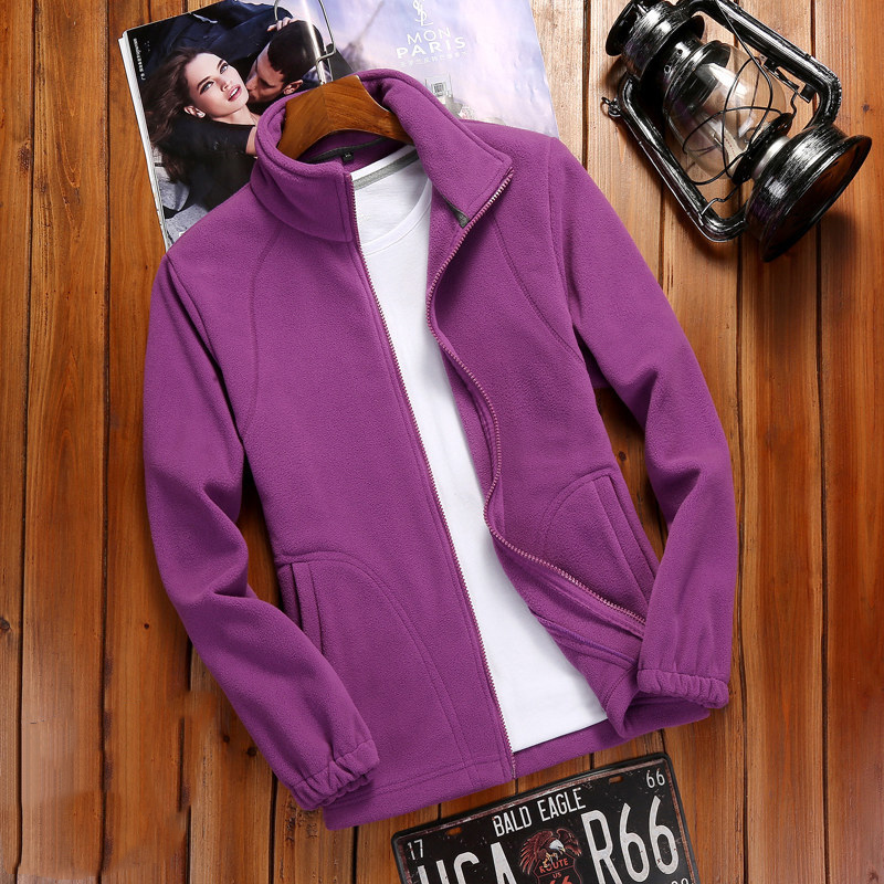 Fleecejacke Damen Reißverschluss-Fleece mit Stehkragen – Célinea