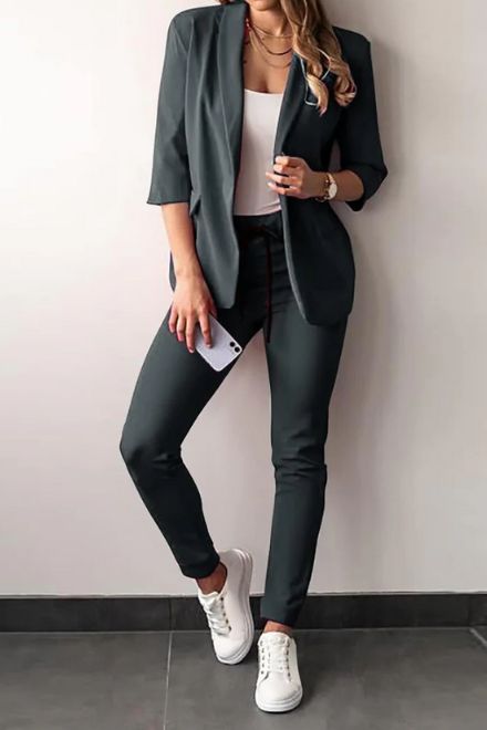 Echoarchiv | Damen Blazer & Hosen Set