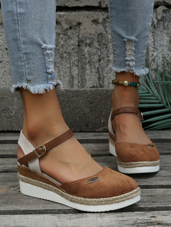 Orthopädische Trendy Braune Espadrilles – Lioré
