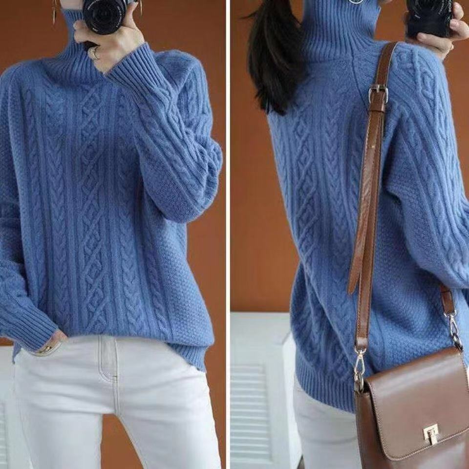 Echoarchiv | Gestrickter Rollkragenpullover