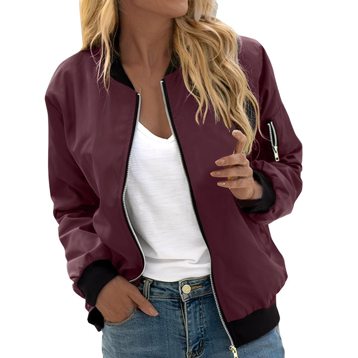 Echoarchiv | Lässige Bomberjacke im Retro-Stil für Frauen