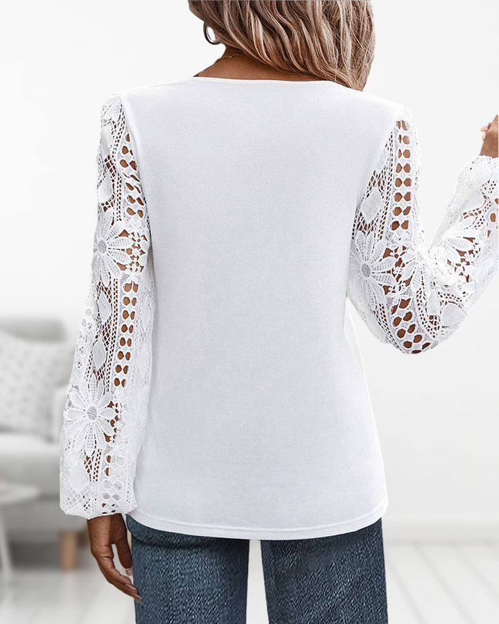 Echoarchiv | Bluse mit Spitze