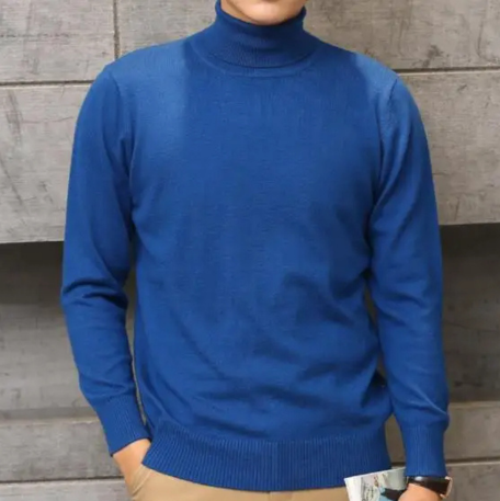 Eleganter Rollkragenpullover Herren | Klassischer Strickpullover – Terenzo