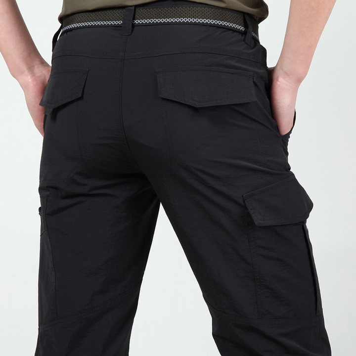 Funktionale und Stilvolle Herren Cargo Hose mit Praktischen Klappen Taschen – Bravaro