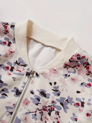 Echoarchiv | Bomberjacke Mit Blumenmuster