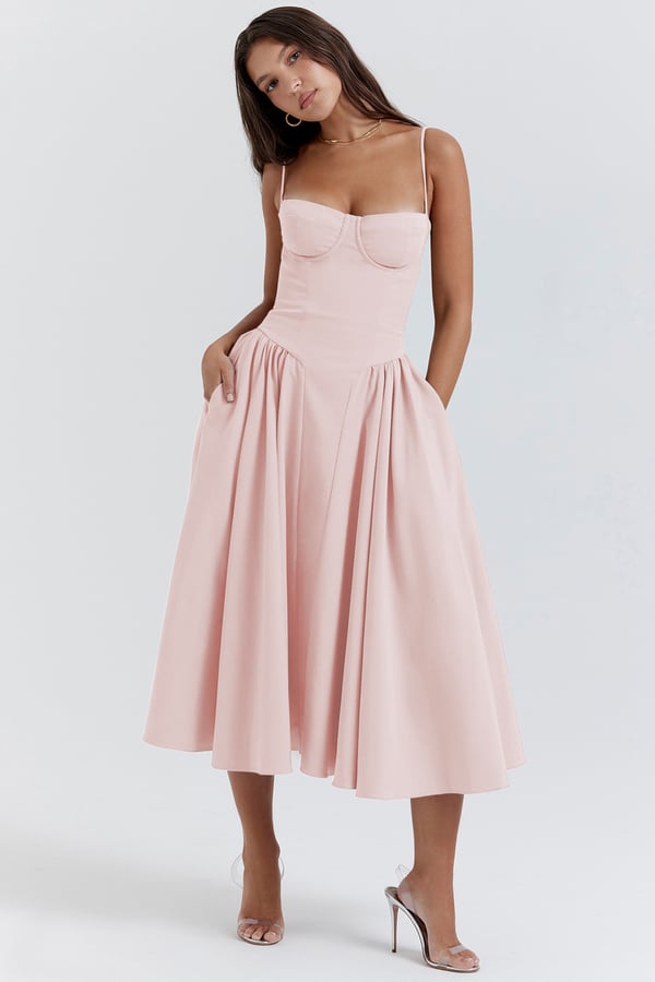 Echoarchiv | Midikleid In Korsettform