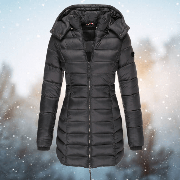 Echoarchiv | Damen Langjacke Gepolsterte Pufferjacke
