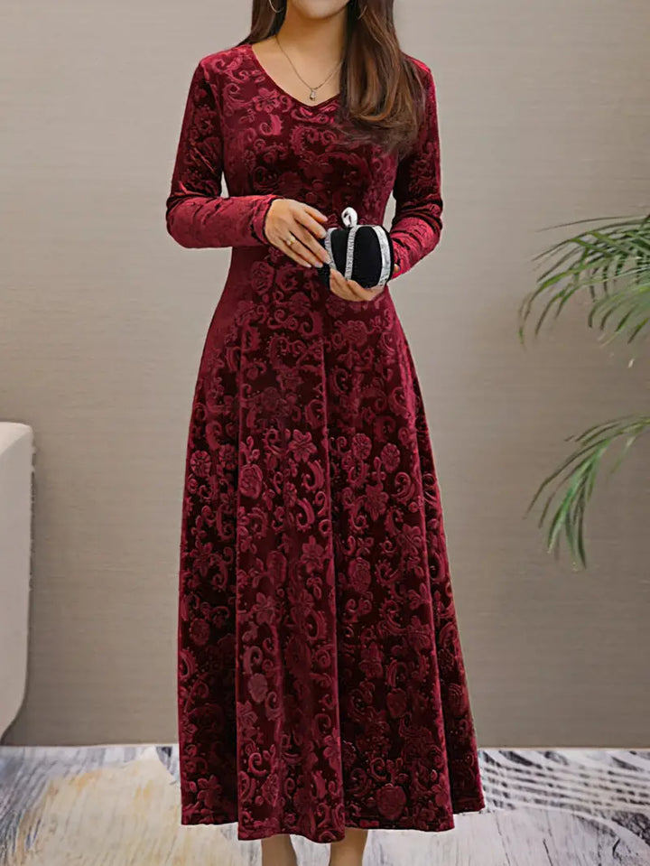 Figurschmeichelndes Ausgestelltes Kleid
