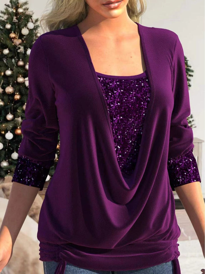 Echoarchiv | Glitzer Pailletten Top