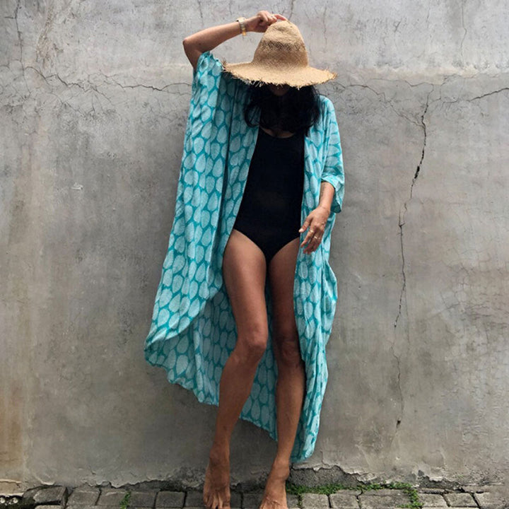 Echoarchiv | Glamouröse Sonnenschutz Resort Strandkleid Cover Up