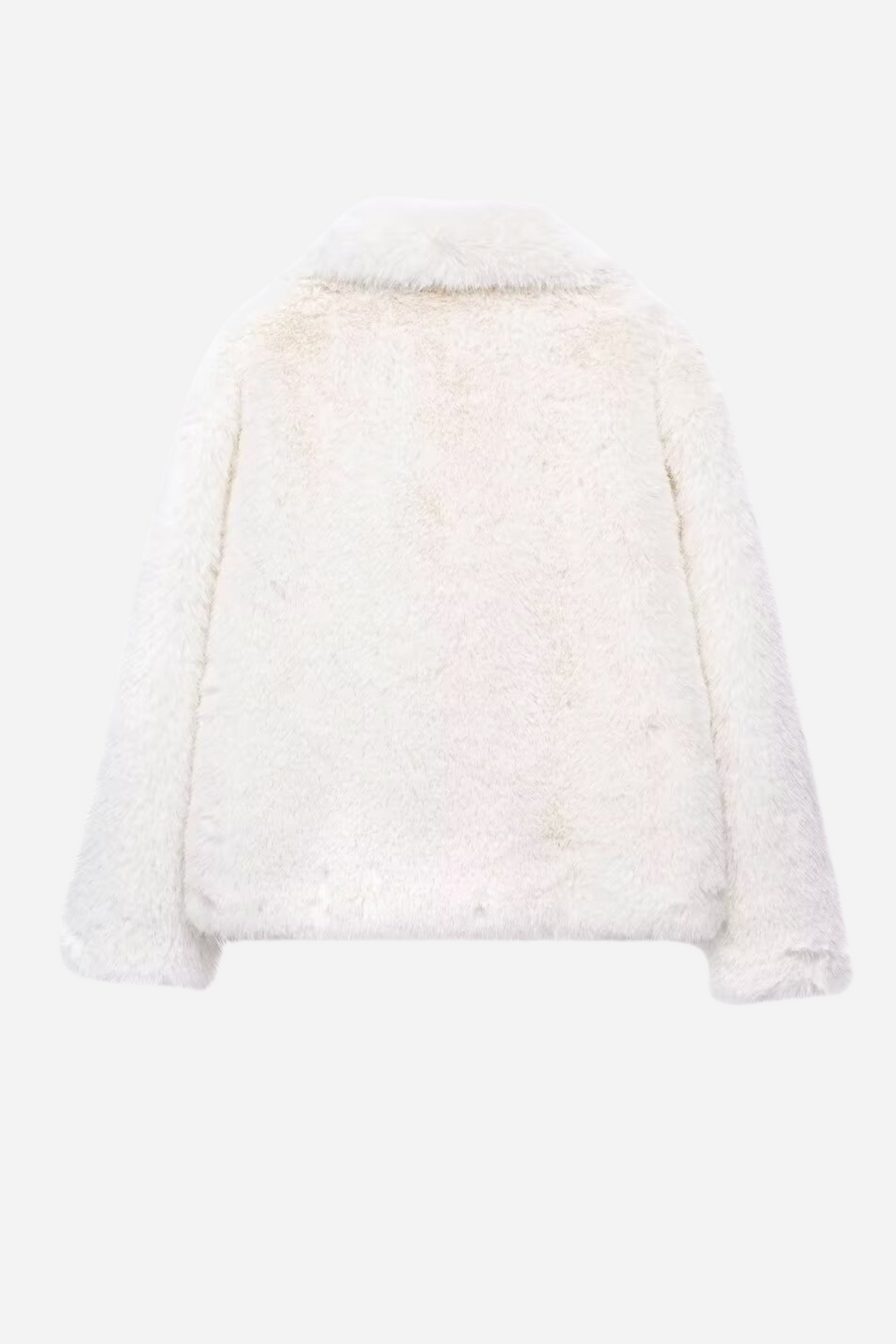 Echoarchiv | Faux-Fur-Schalkragenjacke