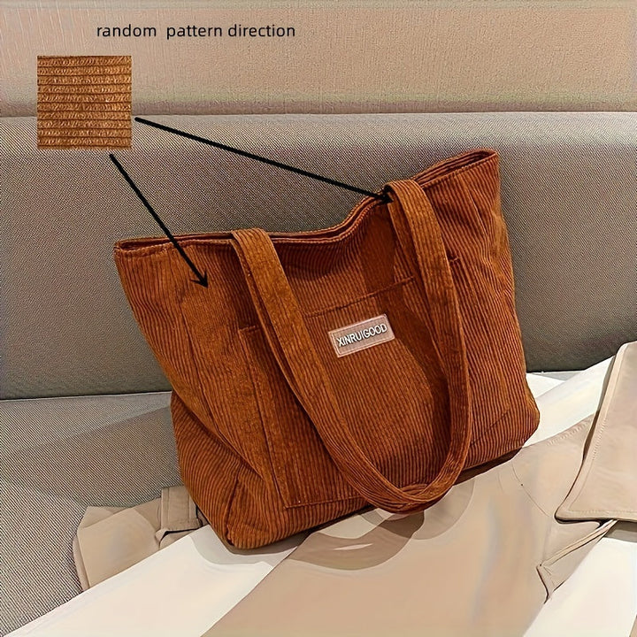 Elegante Damen Cordstoff Tasche – Avelisse