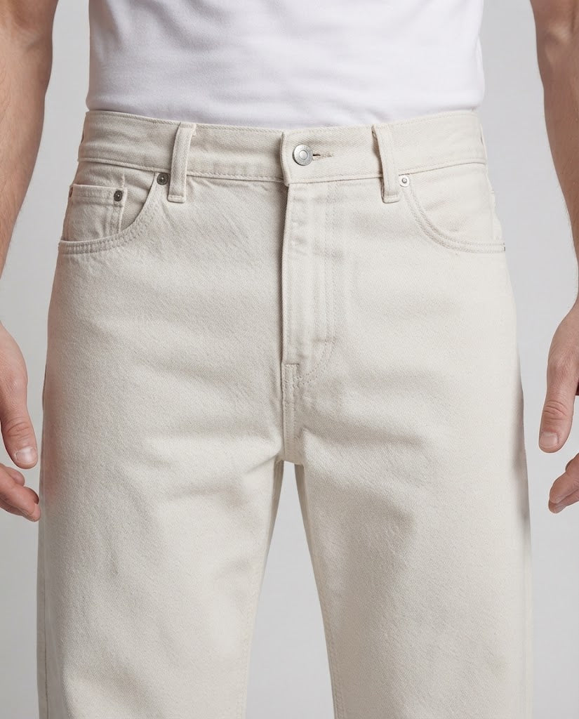 Herren Weit geschnittene Lounge-Chino aus schwerem Twill mit extra langem Saum Echo Archiv