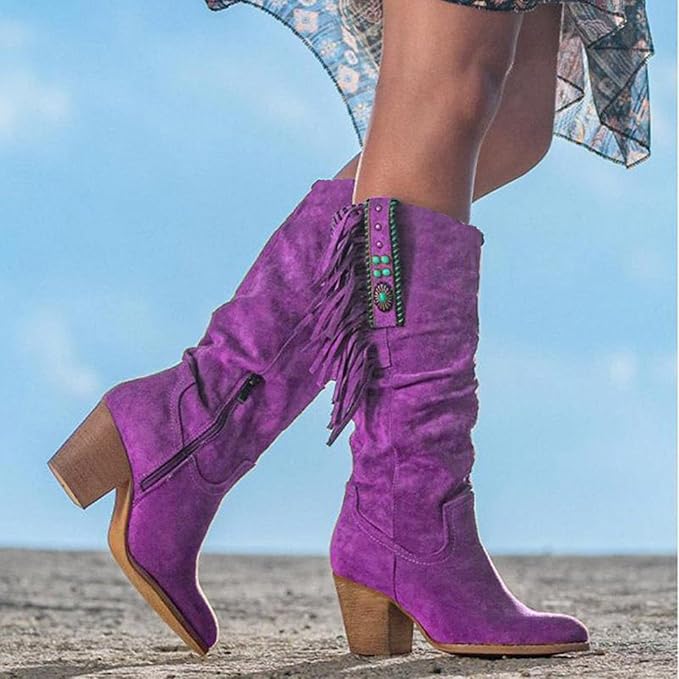 Echoarchiv | Western Cowboy Stiefel mit Fransen