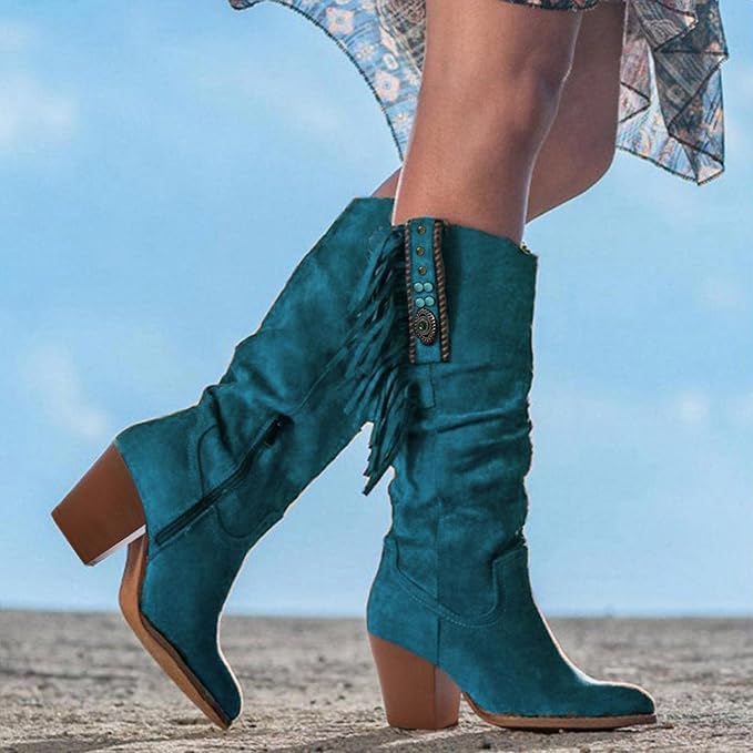 Echoarchiv | Western Cowboy Stiefel mit Fransen