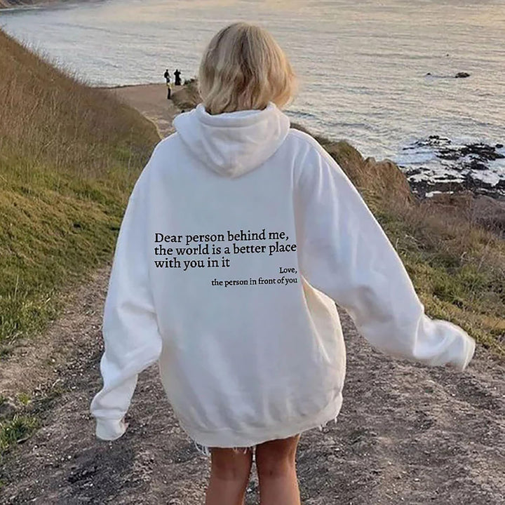 Echoarchiv | Hoodie mit Rücken-Spruch