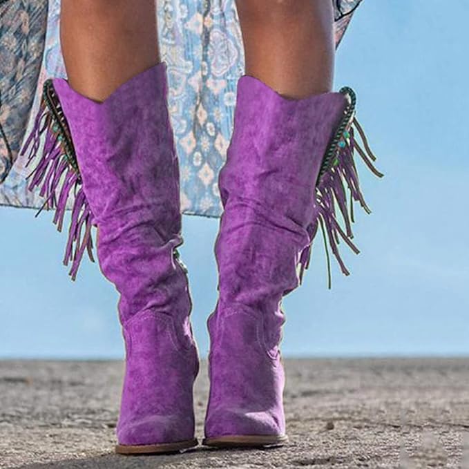 Echoarchiv | Western Cowboy Stiefel mit Fransen