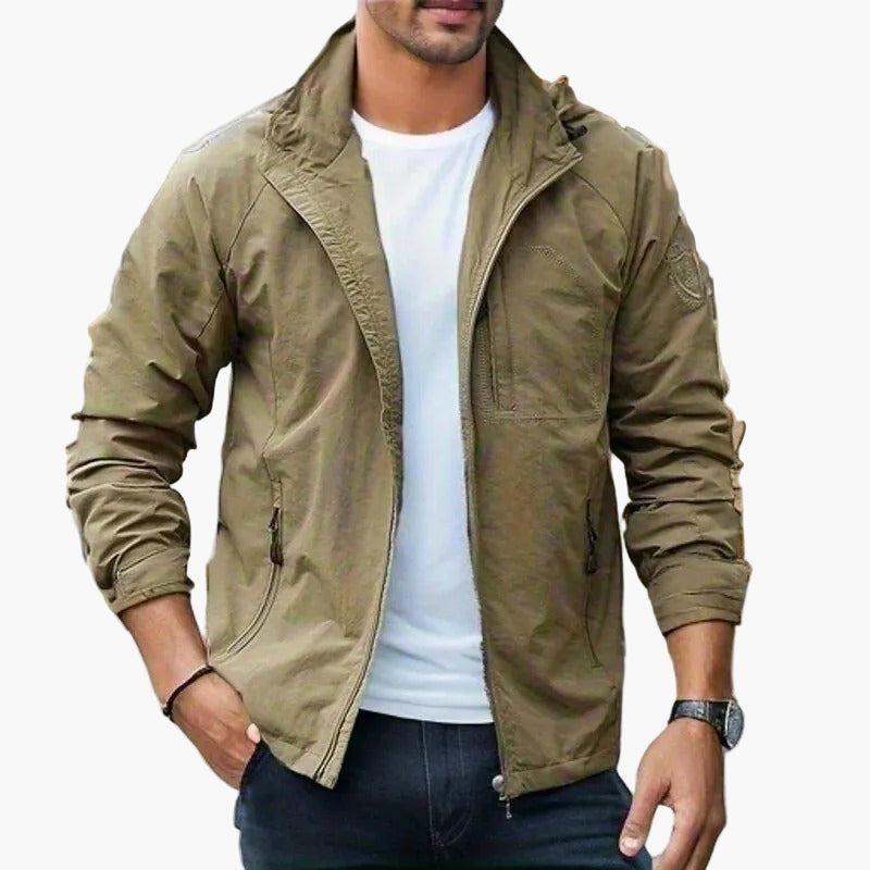 Cargo Sommerjacke Wasserdicht Atmungsaktiv Freizeit Outdoorjacke – Célinea