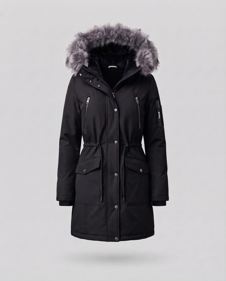 Herren Warm gefütterter Winterparka mit abnehmbarer Kapuze Echo Archiv