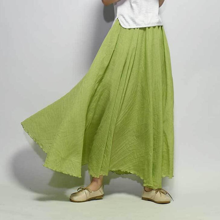 Echoarchiv | Lässig Fallender Boho Maxi Rock für Damen