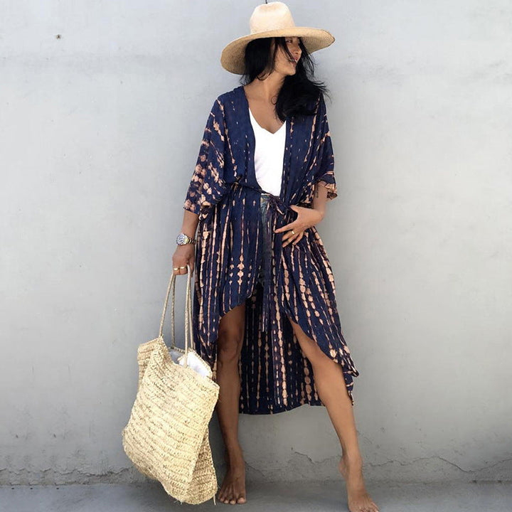 Echoarchiv | Glamouröse Sonnenschutz Resort Strandkleid Cover Up