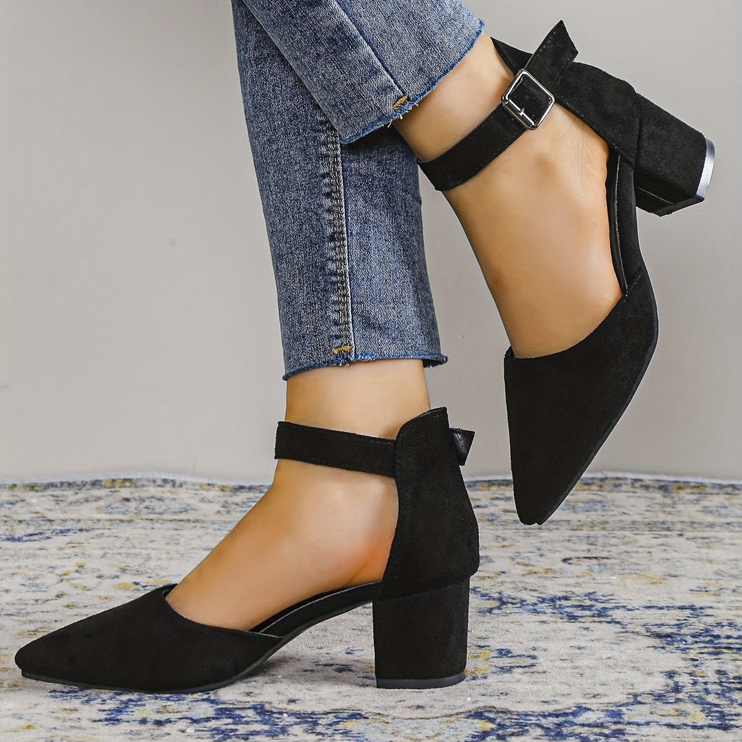 Echoarchiv | Damen Sandalen mit Blockabsatz Schnürung, mit Knöchelriemen, Elegant