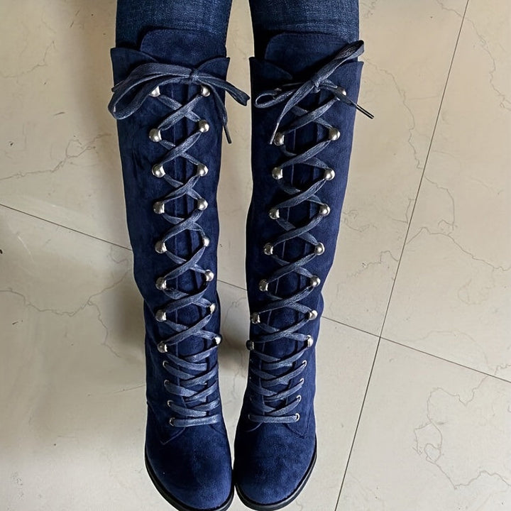 kniehohe, bequeme lange Winterstiefel für Damen – Lioré