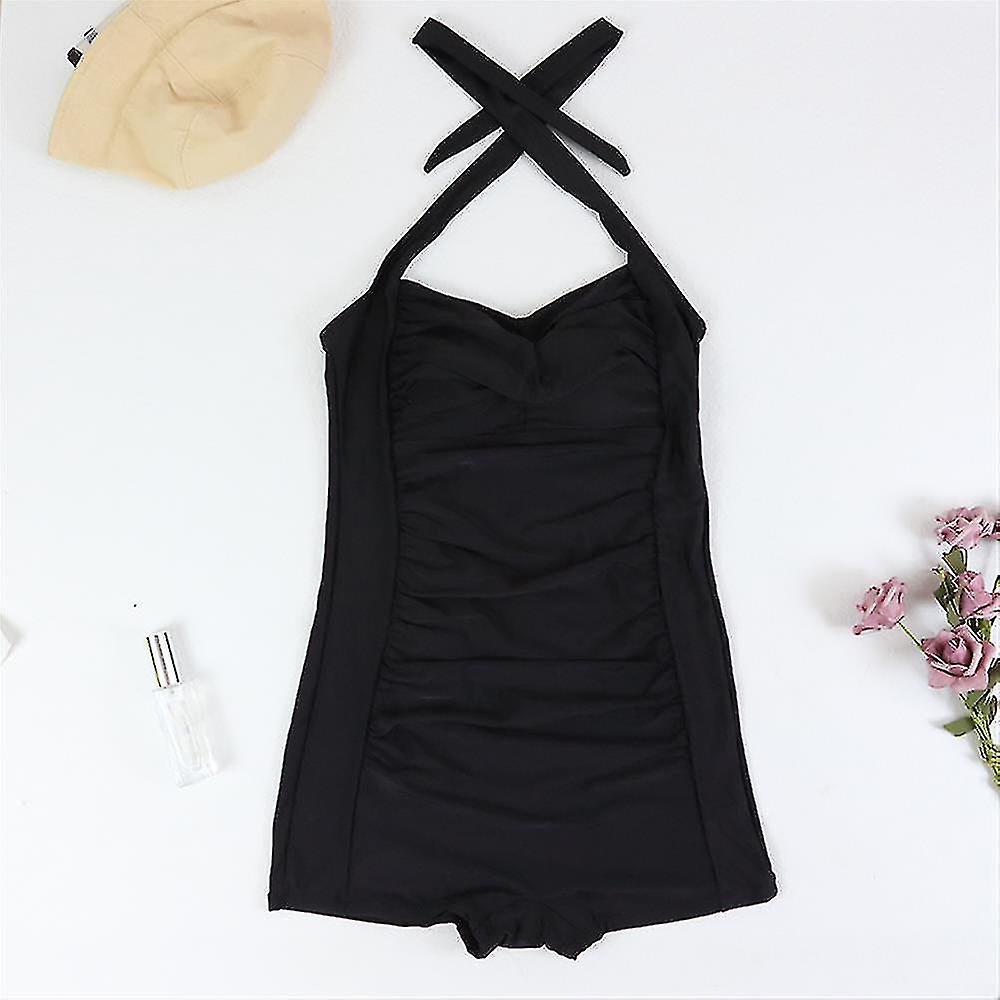 Echoarchiv | Damen Boyleg BadEchoarchivnzug mit Neckholder & Shaping Effekt