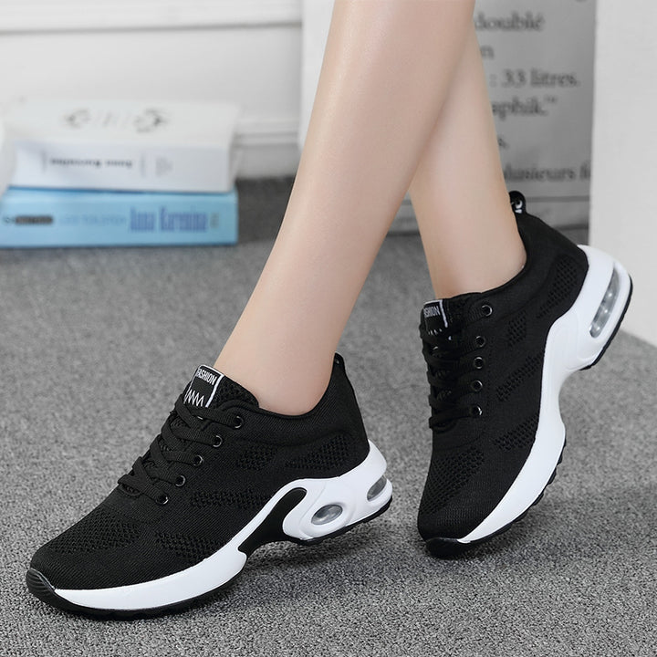 Damen nan atmungsaktive Strick-Laufschuhe mit Luftpolster und stoßabsorbierender Sohle Echo Archiv