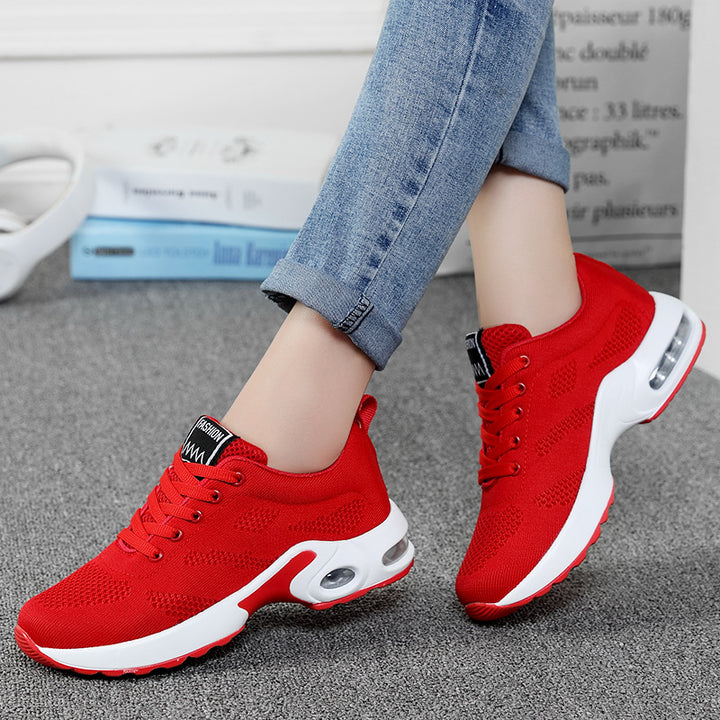 Damen nan atmungsaktive Strick-Laufschuhe mit Luftpolster und stoßabsorbierender Sohle Echo Archiv