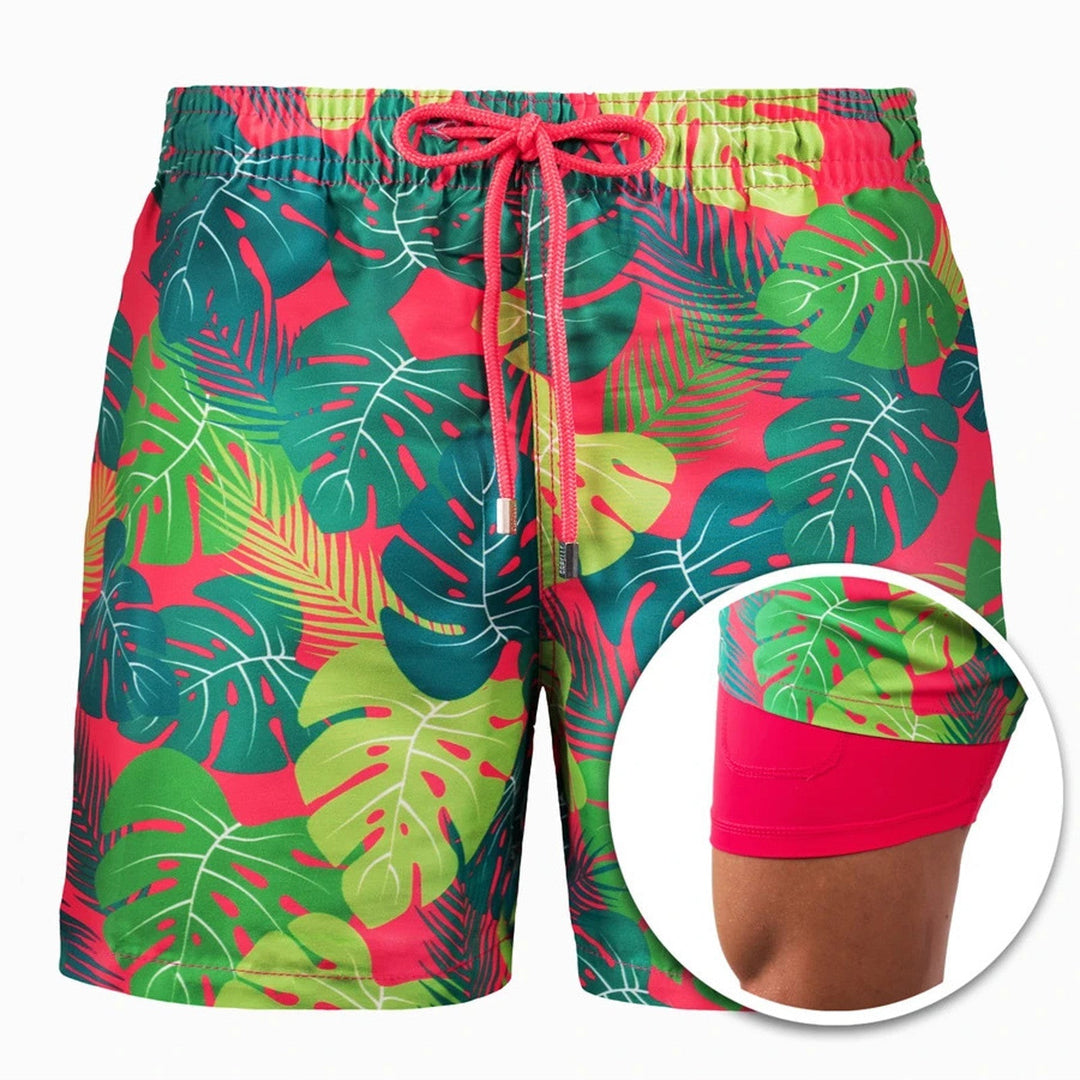 Echoarchiv | Doppellagige Strandshorts für Herren
