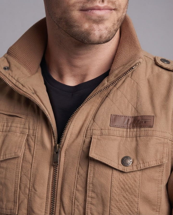 Herren Winterjacke mit Fleece-Futter und multifunktionalen Taschen Echo Archiv