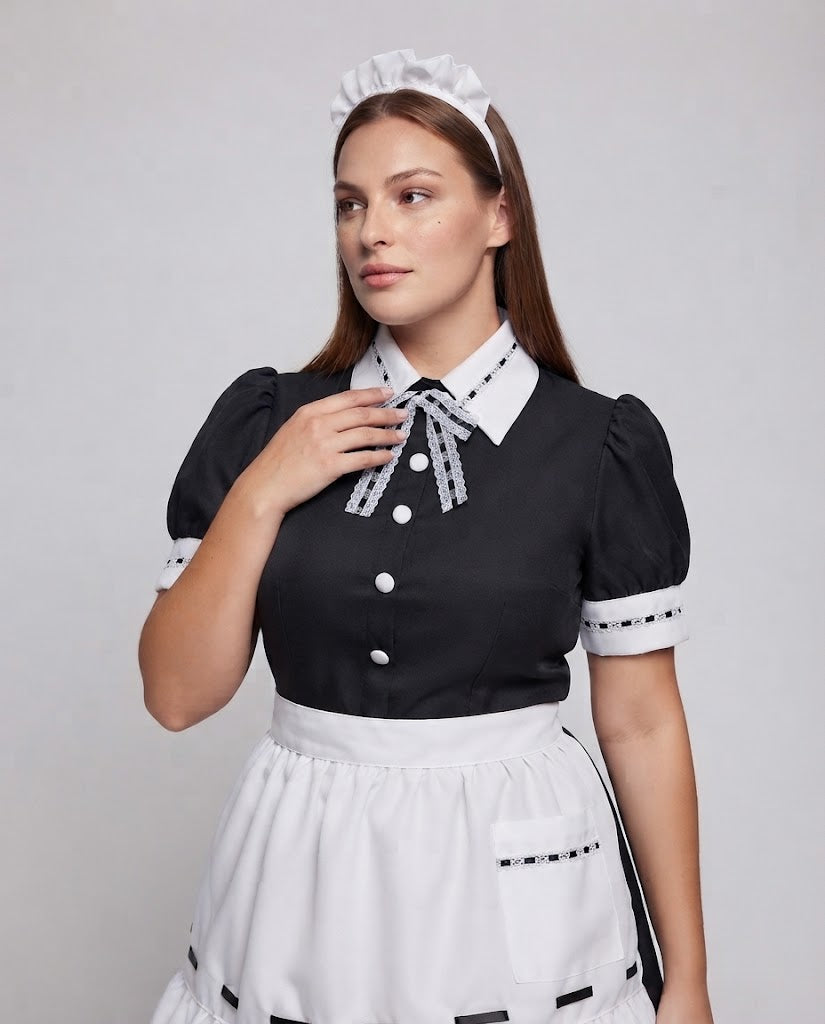 Damen Kostüm für Dienstmädchen mit Accessoires Echo Archiv