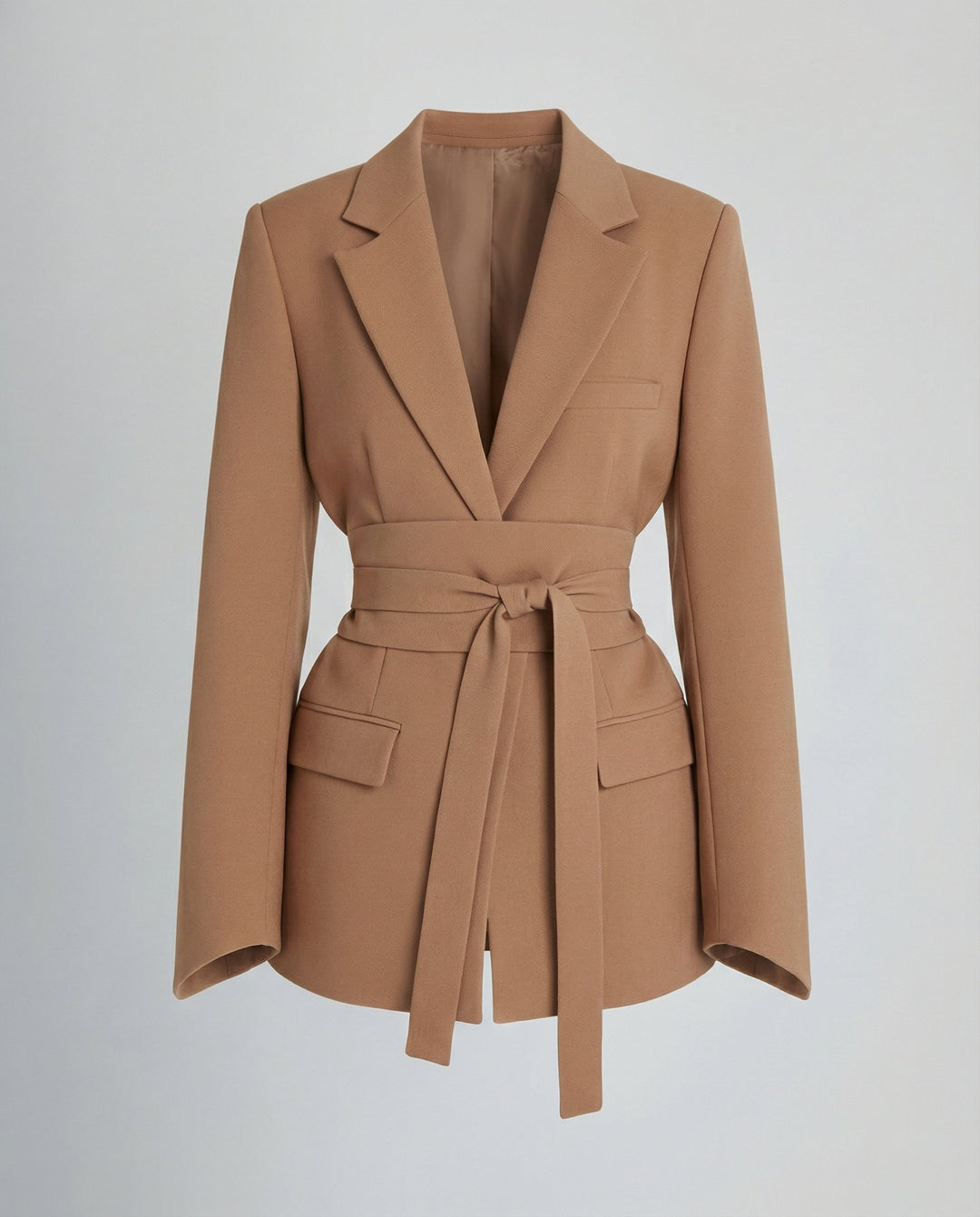 Taillierter Gürtel Blazer Damen | Echoarchiv