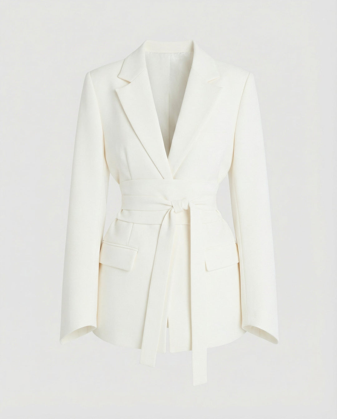 Taillierter Gürtel Blazer Damen | Echoarchiv