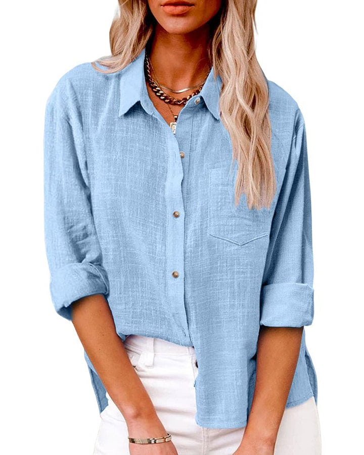 Echoarchiv | Bluse Baumwolle und Leinen