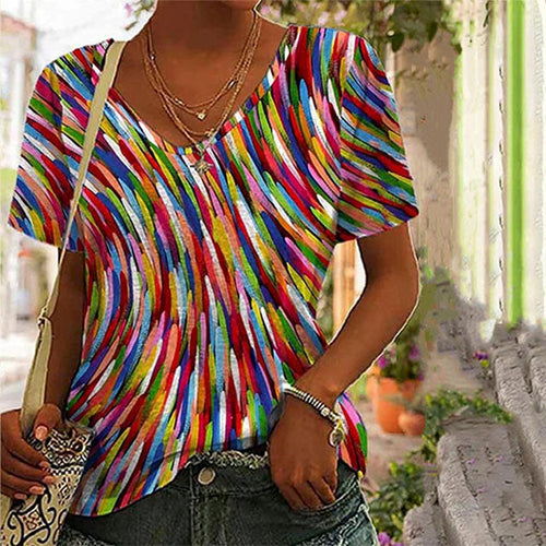 Echoarchiv | Lässig Bunt T-shirt
