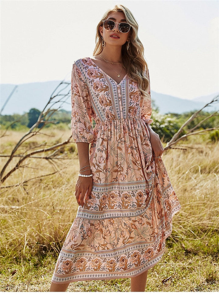 Echoarchiv | Stilvolles Boho Sommerkleid