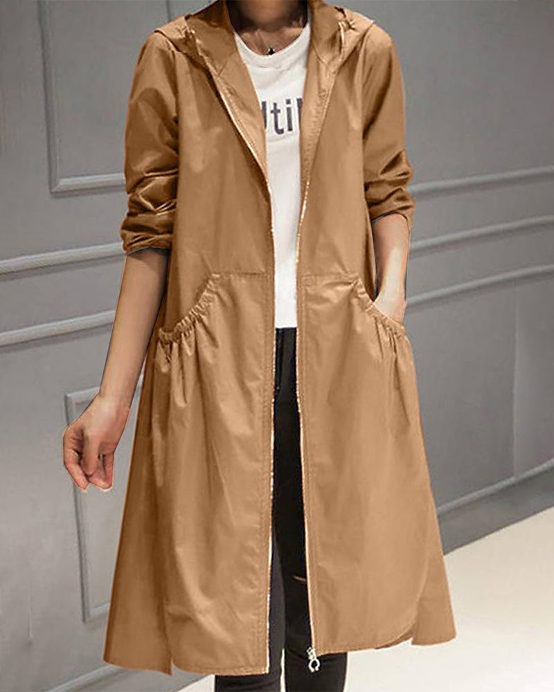 Echoarchiv | Langer Trenchcoat Mit