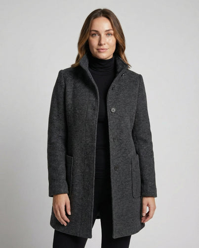 Eleganter Vintage Wollmantel Damen | Echoarchiv