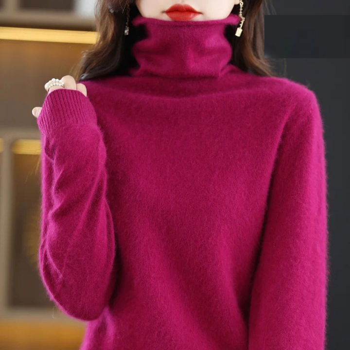 Echoarchiv | Pullover Damen Weicher Rollkragenpullover, Warm & Luxuriöses Design
