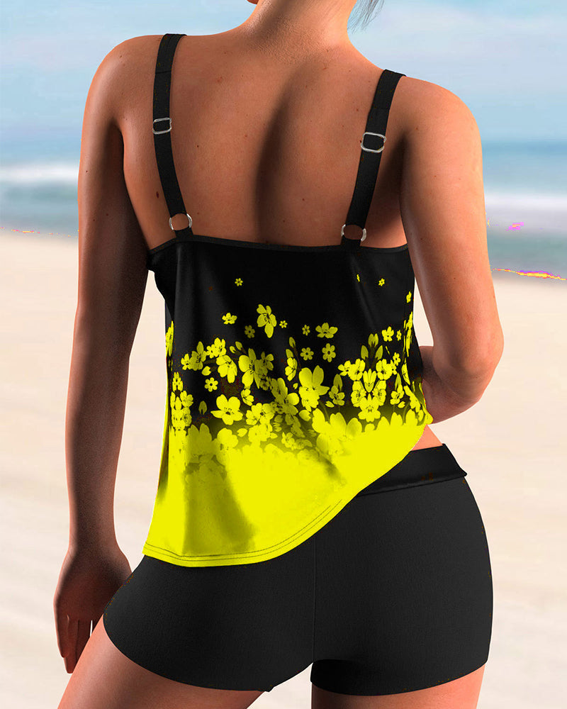 Echoarchiv | Blumenmuster Tankini Set