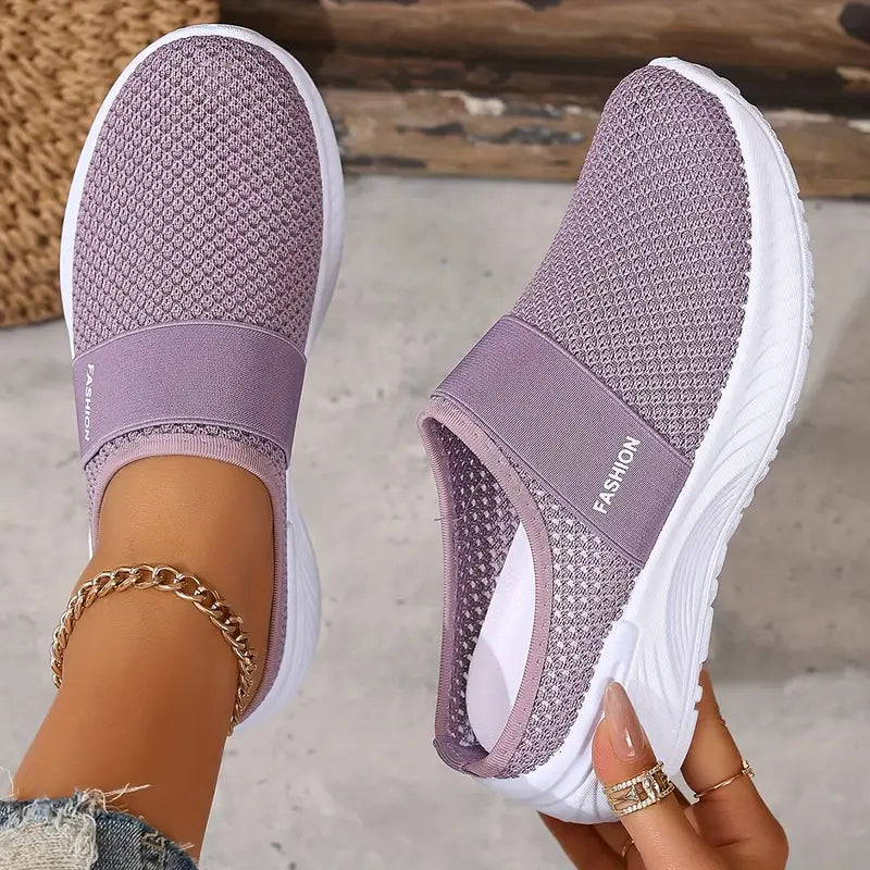 Echoarchiv | Orthopädische Slip on Damenschuhe mit Klettverschluss