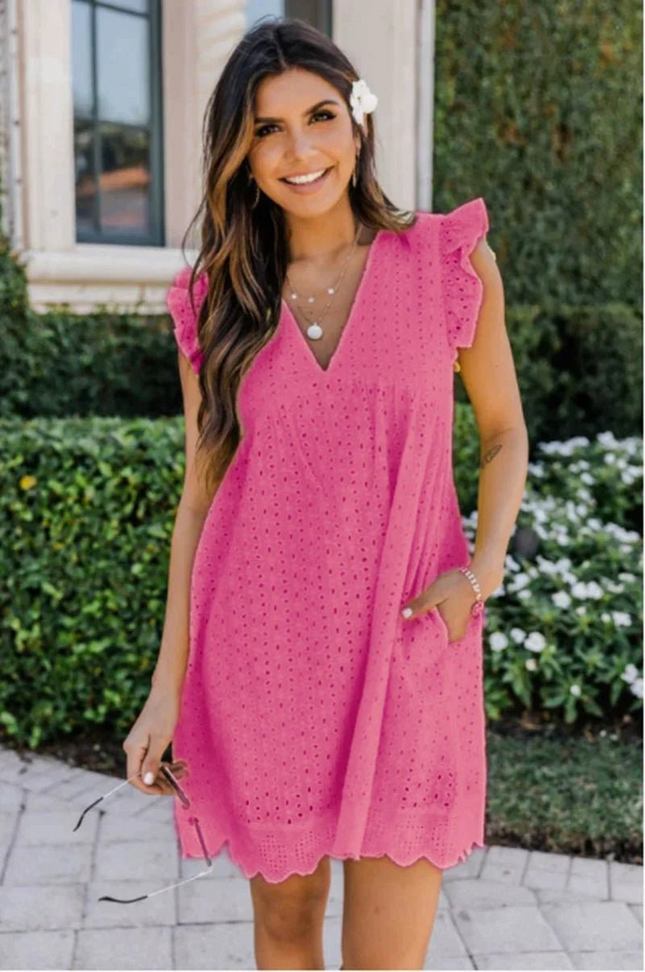 Echoarchiv | Damen Sommerkleid mit Hose Bequemes Damenkleid
