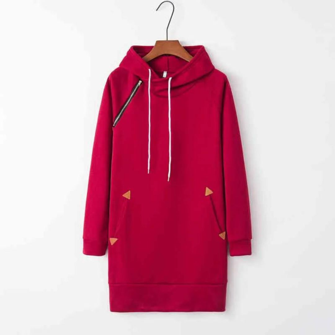 Lässiges Hoodie-SwEchoarchivtkleid mit Taschen