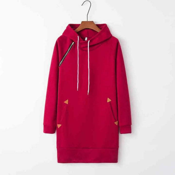 Lässiges Hoodie-SwEchoarchivtkleid mit Taschen